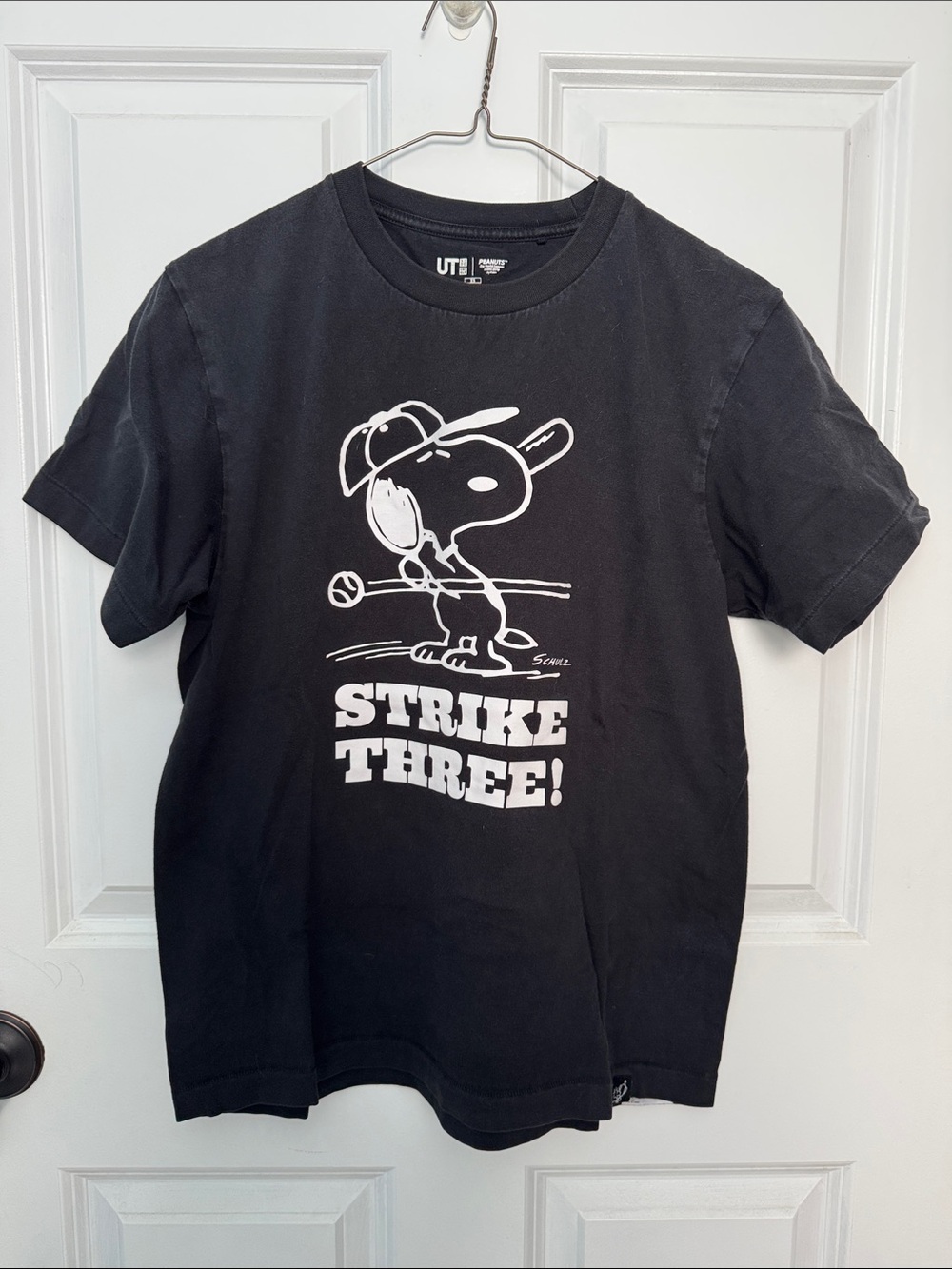 Uniqlo-Peanuts Snoopy 'Strike Three!' Baseball Tee